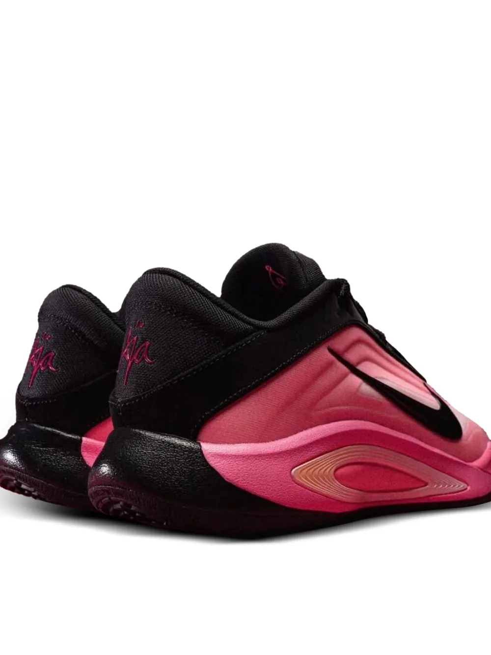 Кроссовки A'One Black/Hyper Pink Nike, черный — фото 4