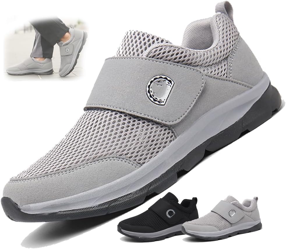 

Ультралегкие дышащие прогулочные кроссовки, легкие удобные кроссовки с мягкой подошвой, кроссовки для тренировки, повседневная спортивная обувь, удобная мягкая подошва Generic, серый