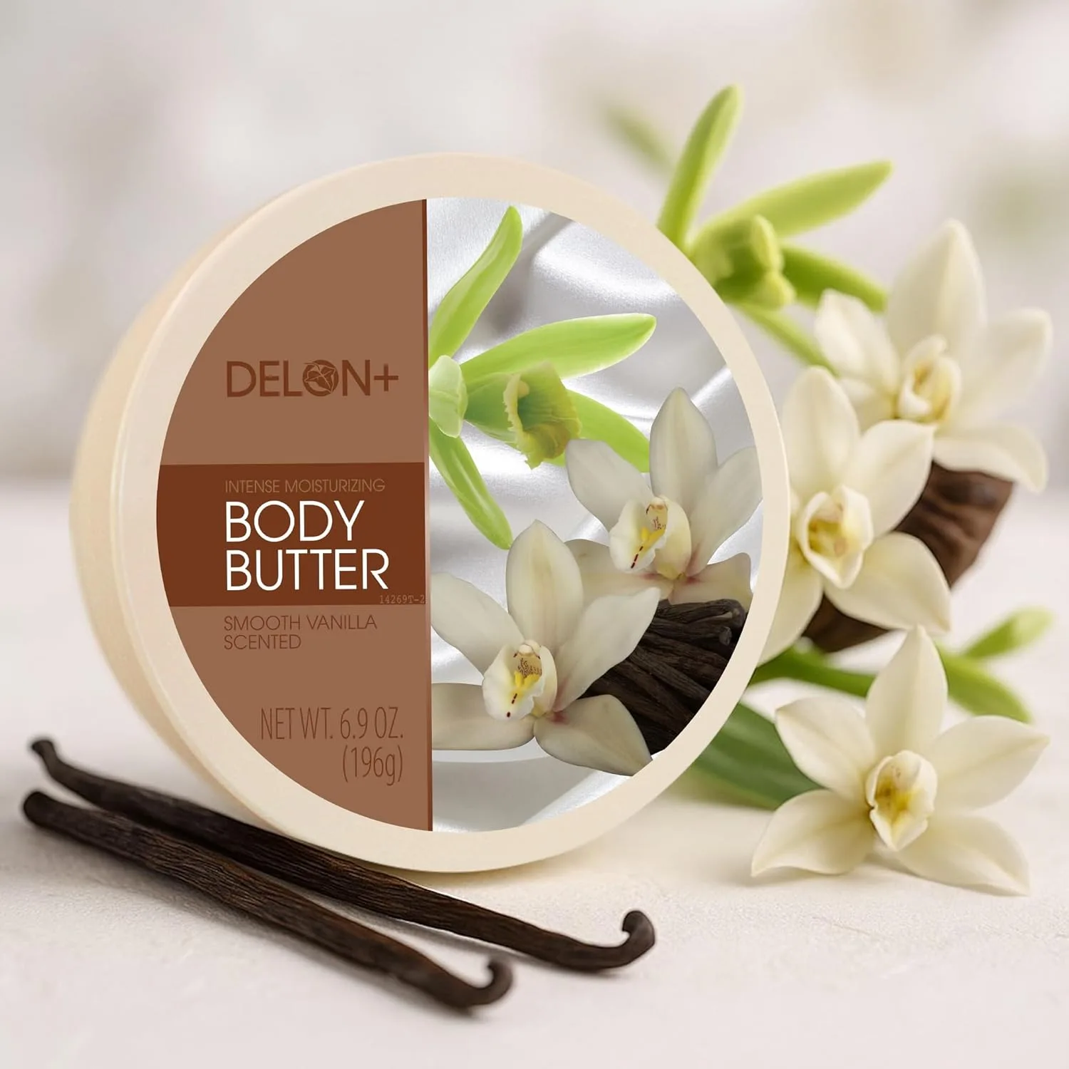 Увлажняющее масло для тела DELON Intense Moisturizing Body Butter, со вкусом нежной ванили и маслом ши, 170 г (упаковка из 4 шт.) 51,2 мл (4 шт.) — фото 4