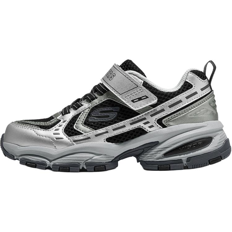 

Skechers Kids Низкие детские повседневные кроссовки silver