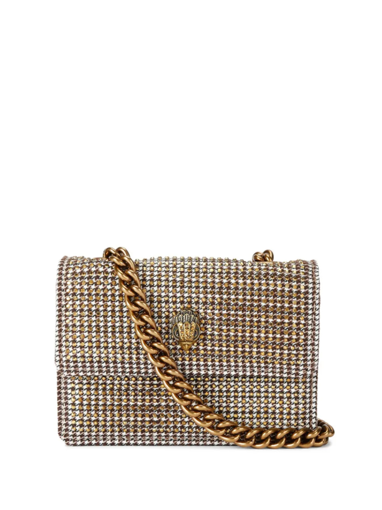 

Kurt Geiger London микро-сумка через плечо Kensington, нейтральный