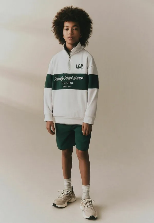 Следующая толстовка Next, Green White Print