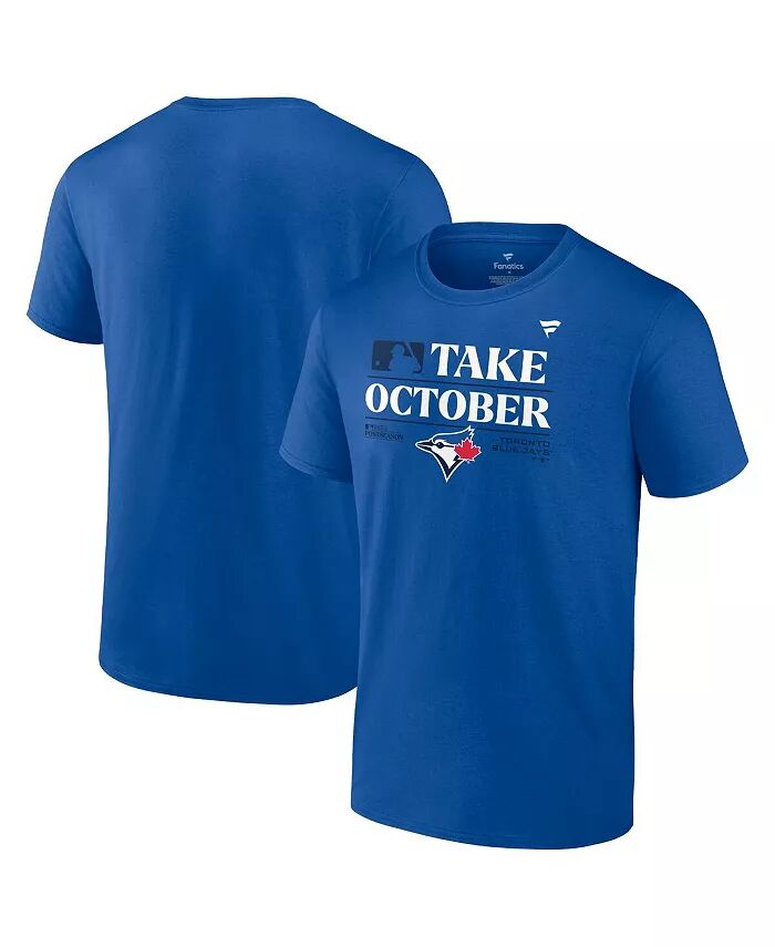 

Мужская футболка Royal Toronto Blue Jays 2023 Postseason Locker Room Fanatics