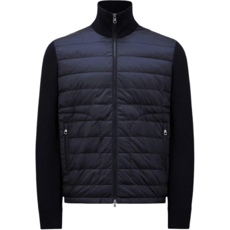 

Moncler Утепленная куртка-кардиган на молнии мужская морской синий, Marine Blue