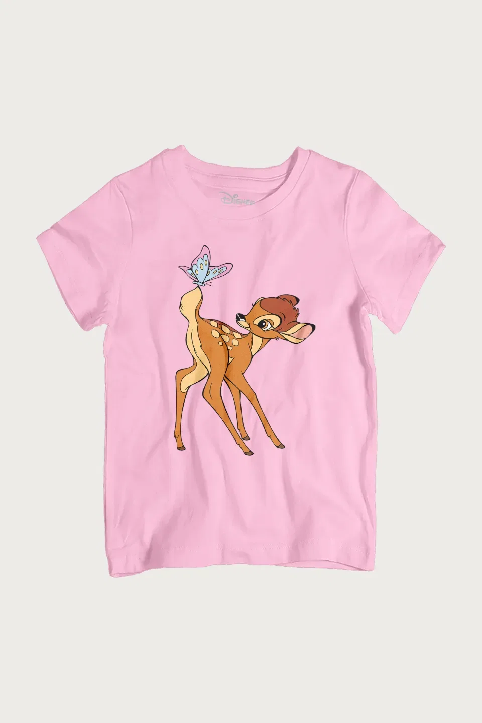 Футболка детская Disney Bambi Butterfly On Tail, светло-розовый — фото 2