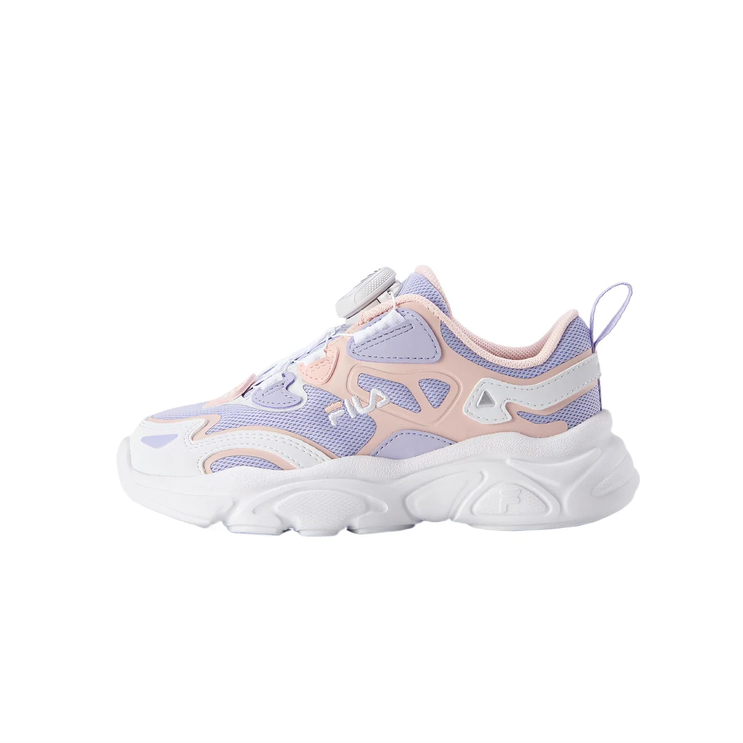 Кроссовки детские BOA Low top Light White/Peach Reddish Brown FILA KIDS