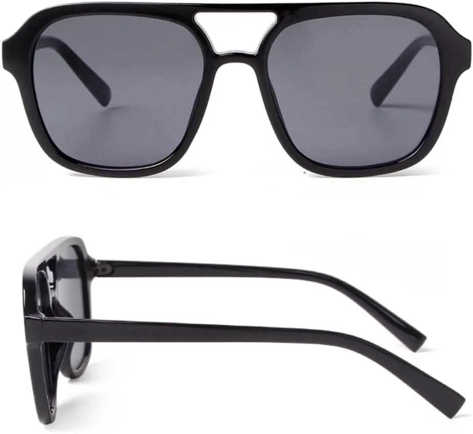 

Солнцезащитные очки с защитой UV400 | Градиентный синий, двойная перемычка | для женщин и мужчин, для занятий спортом на открытом воздухе и вождения DSVIGF, 04