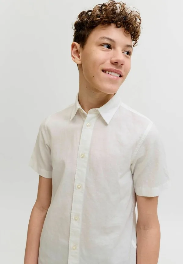 Hemd hemd junior рубашка Jack & Jones Junior, White — фото 4