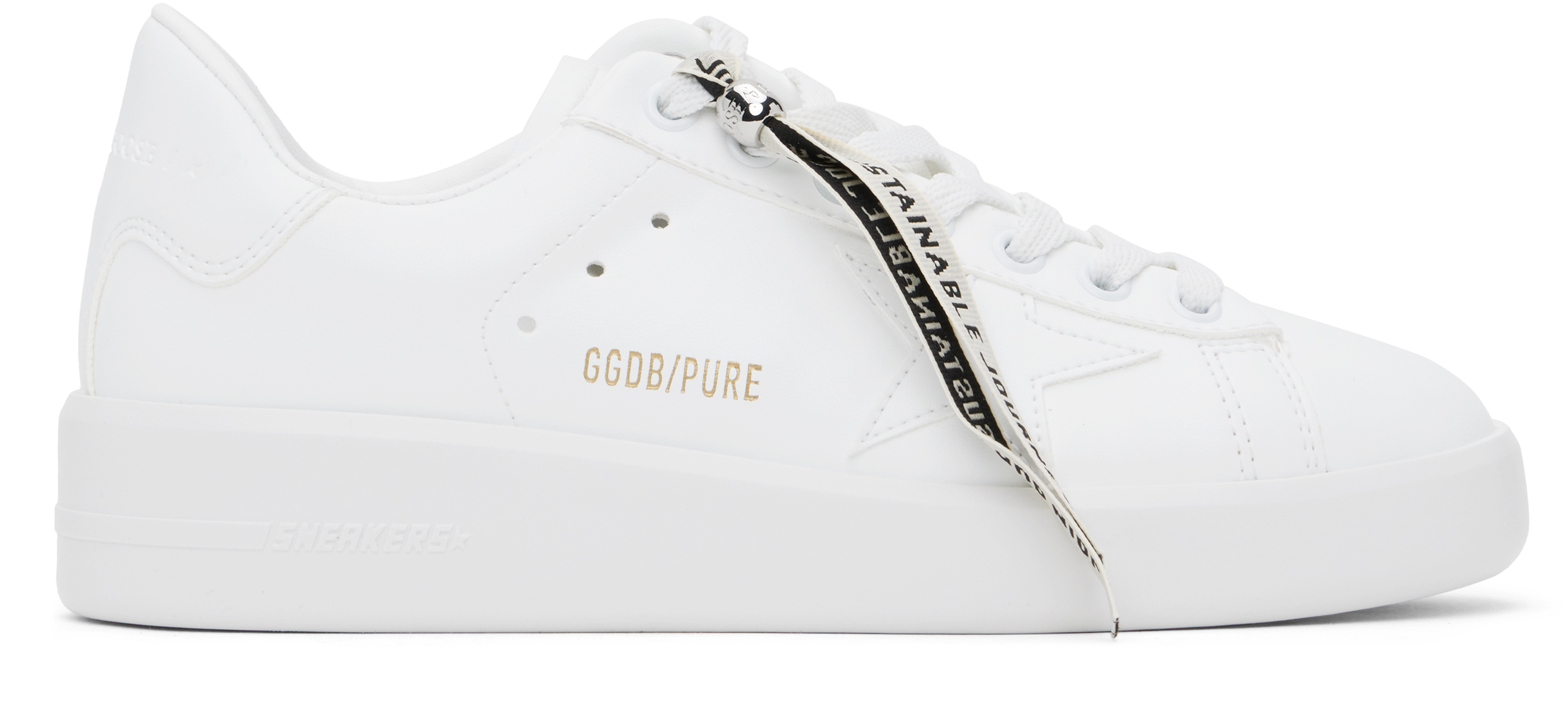 Белые кроссовки Purestar Golden Goose, Optic white