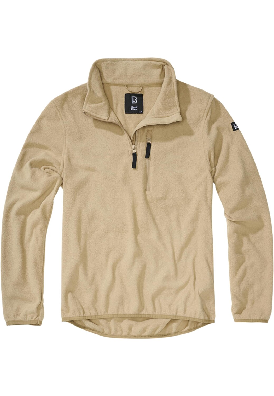 

Толстовка Brandit Half Zip, кэмел