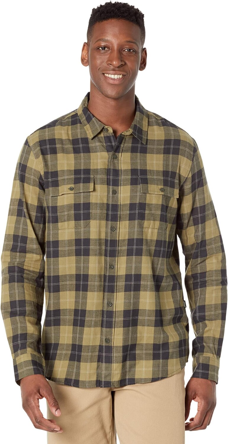 

Рубашка Oakley Cabin Button-Down Long Sleeve, цвет New Dark Brush Check