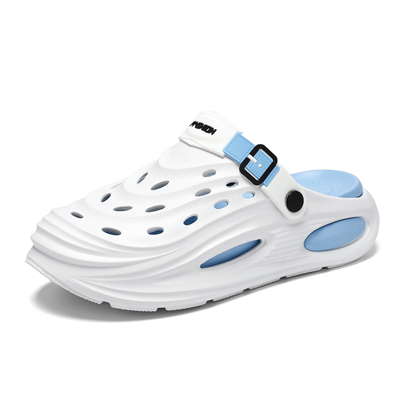 

NANJIREN Клоги мужские бело-голубые, цвет White Blue