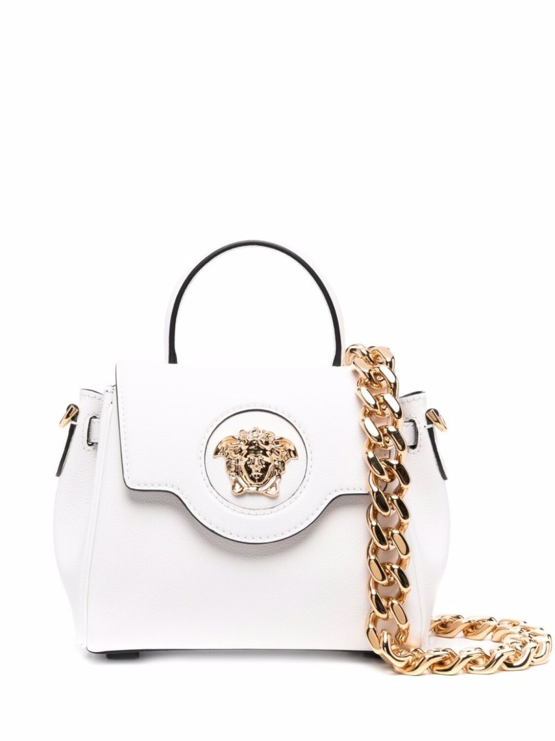 

Сумка-тоут Versace с декором Medusa, белый