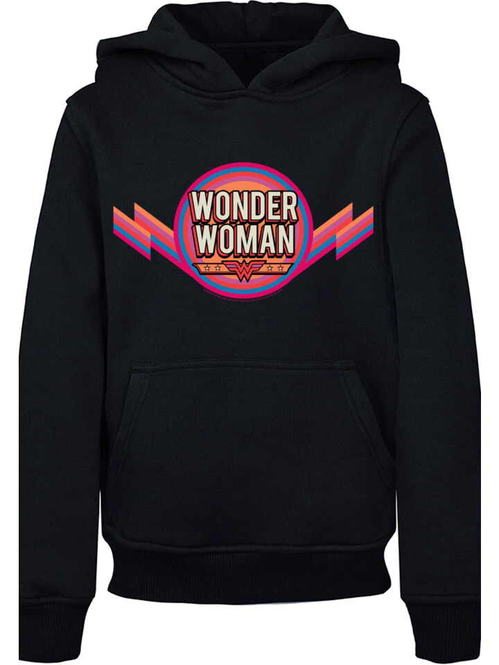 

Пуловер F4NT4STIC DC Comics Wonder Woman Rainbow Logo, черный