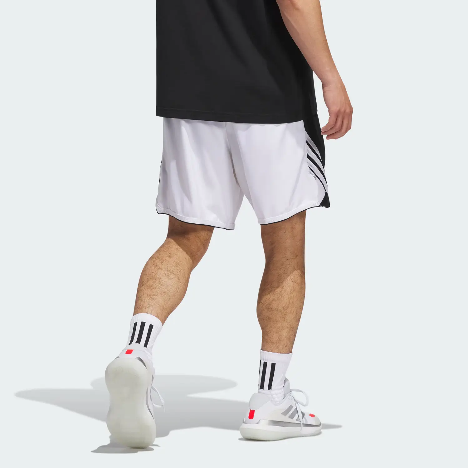 SS25 CRAZY LITE спортивные шорты мужские Adidas, белый/черный — фото 4