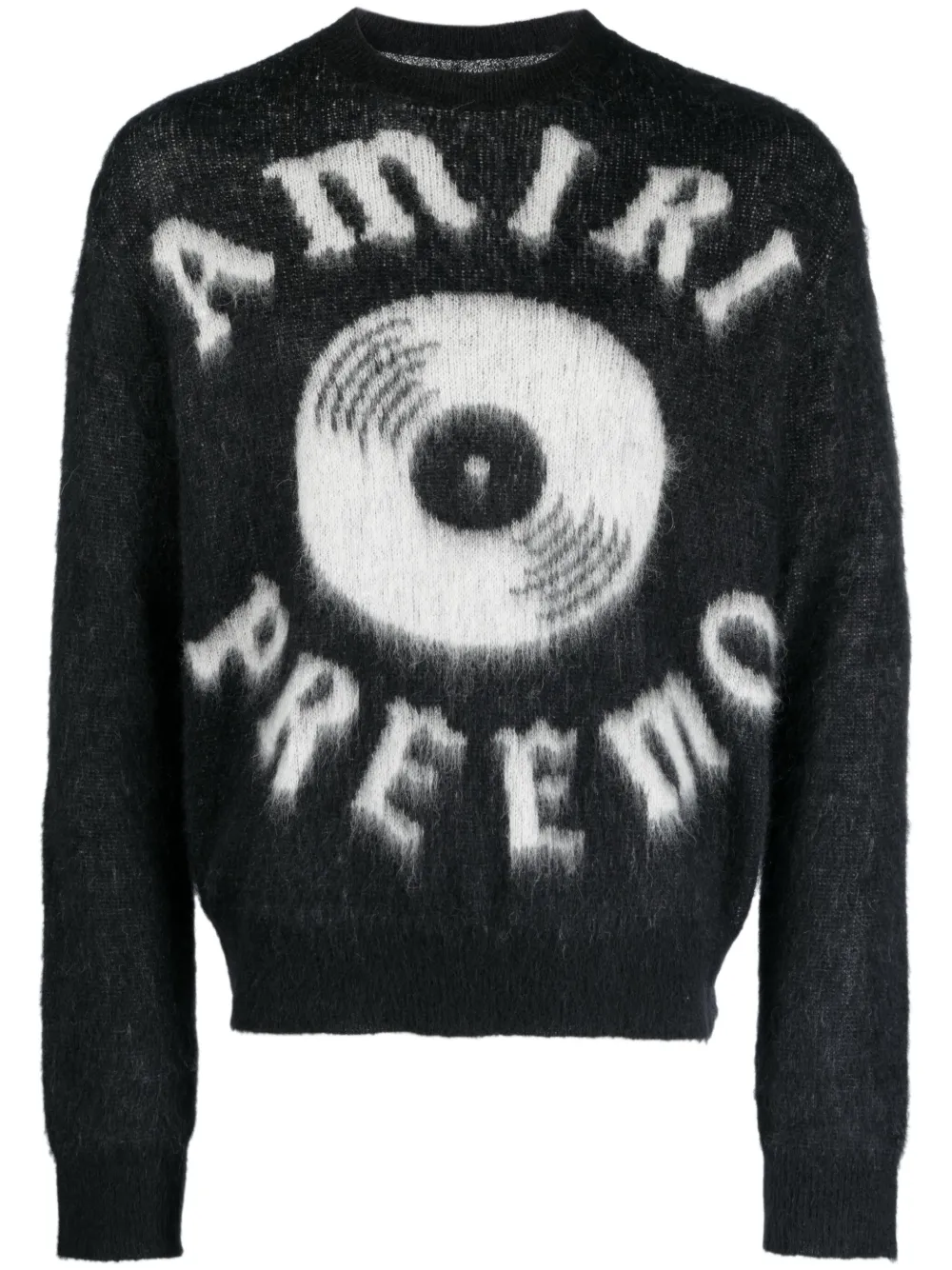 

Фактурный джемпер с логотипом AMIRI, черный