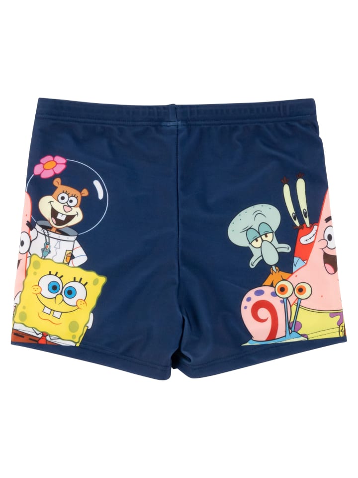 SpongeBob Плавки и купальные штаны Губки Боба Квадратные Штаны синего цвета — фото 2