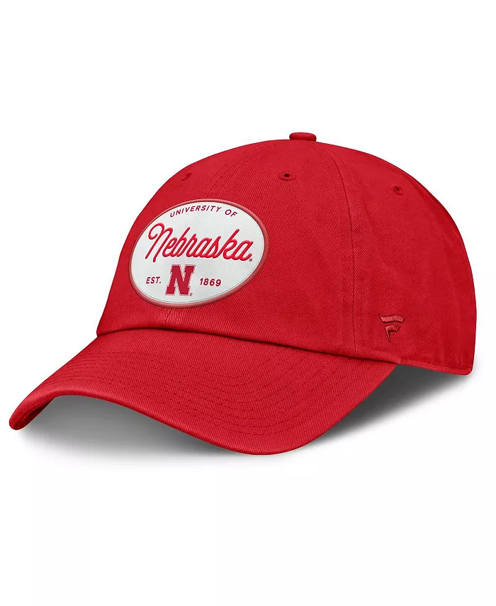 

Женская бейсболка Scarlet Nebraska Huskers Candid Adjustable Fanatics