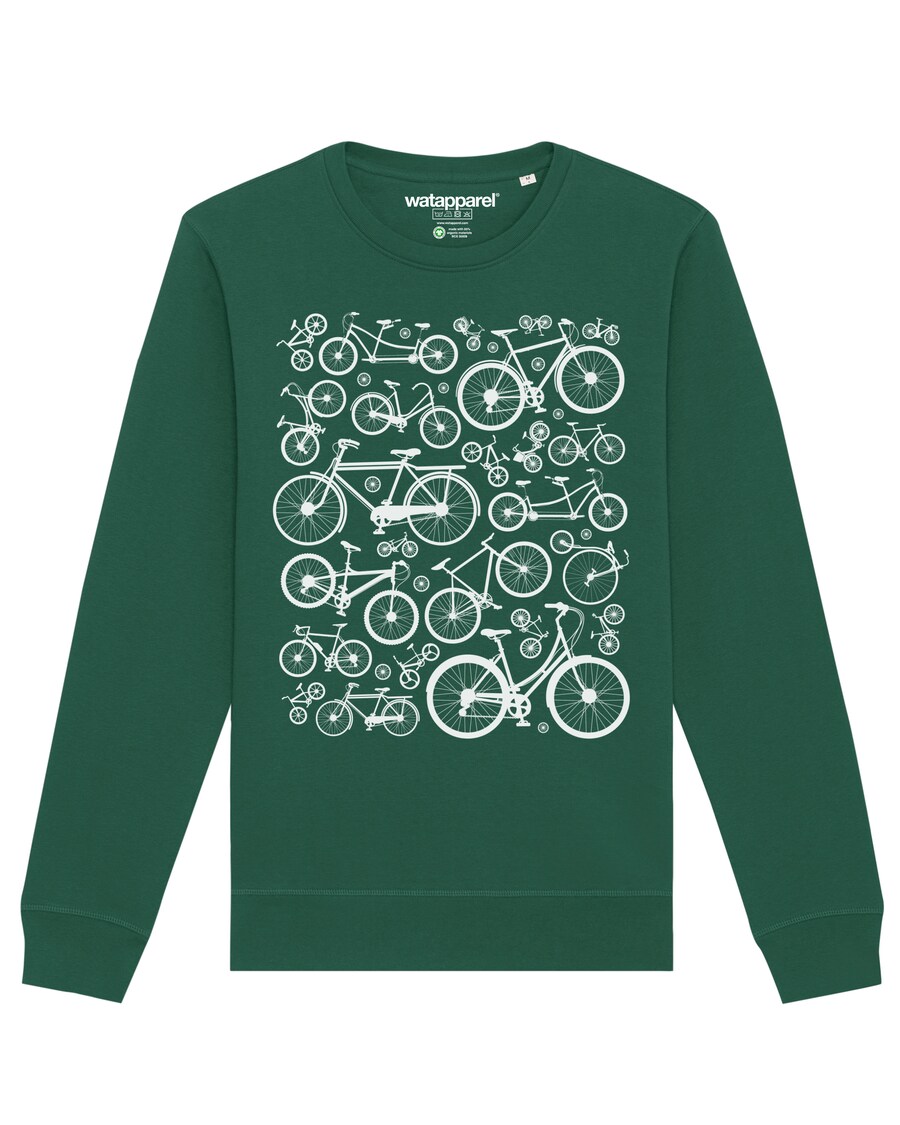 

Свитер Watapparel Sweatshirt Fahrräder, темно-зеленый