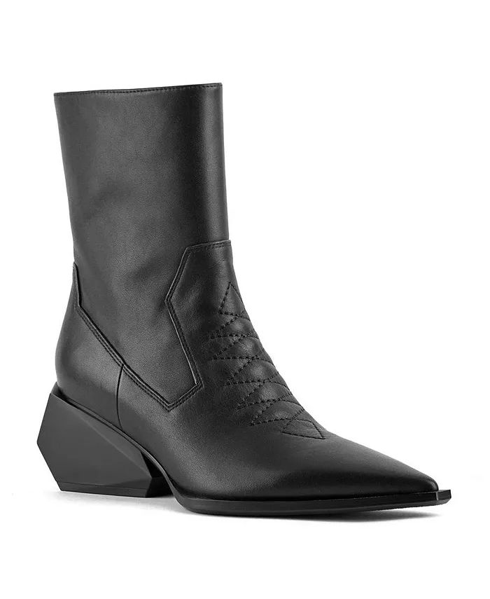 Женская модель сапог Ricky West Mid United Nude, черный — фото 2