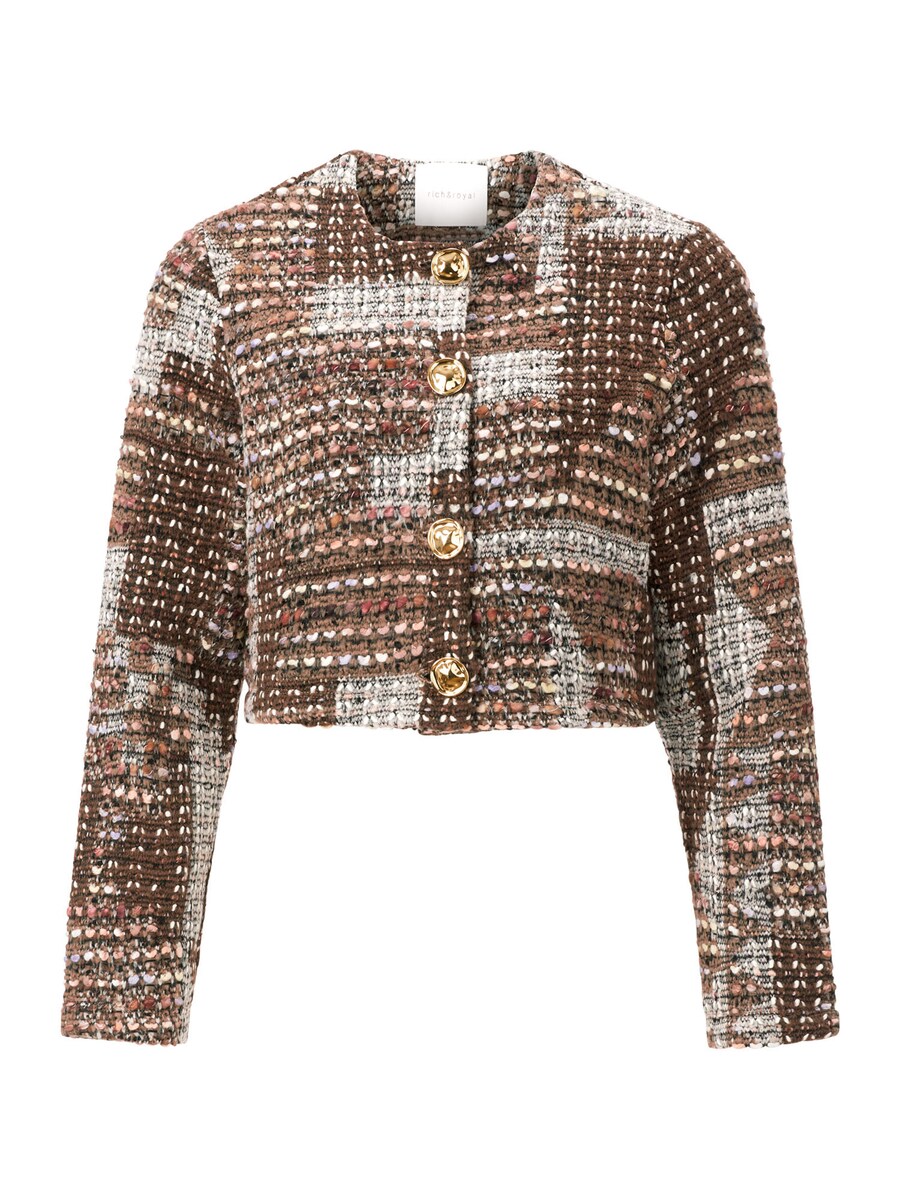 

Блейзер Rich & Royal, цвет Brown/Light brown