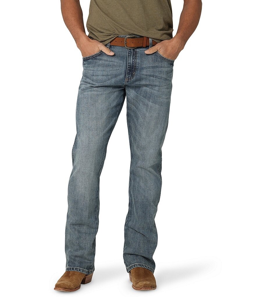 

Джинсы свободного кроя Wrangler Retro Greeley Bootcut, синий