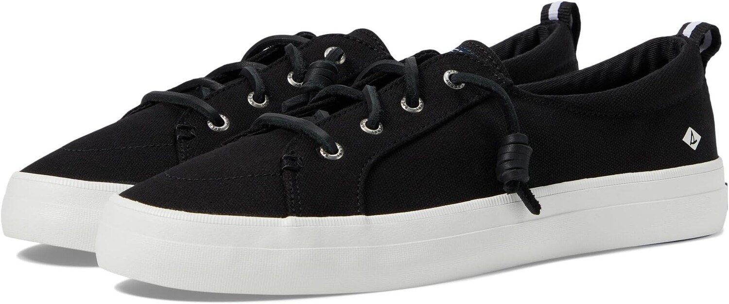 Кроссовки Crest Vibe Washed Linen Sperry, черный