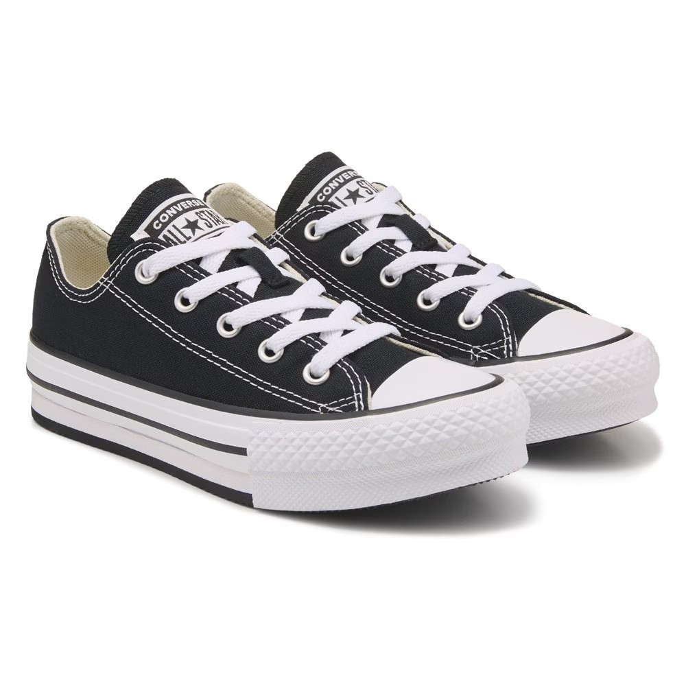 

Chuck Taylor All Star Lift низкие кроссовки для маленьких детей Converse, черный