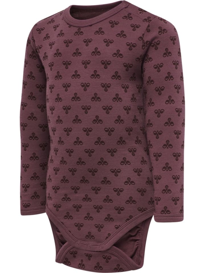 

Hummel Детский боди с длинными рукавами, розовый