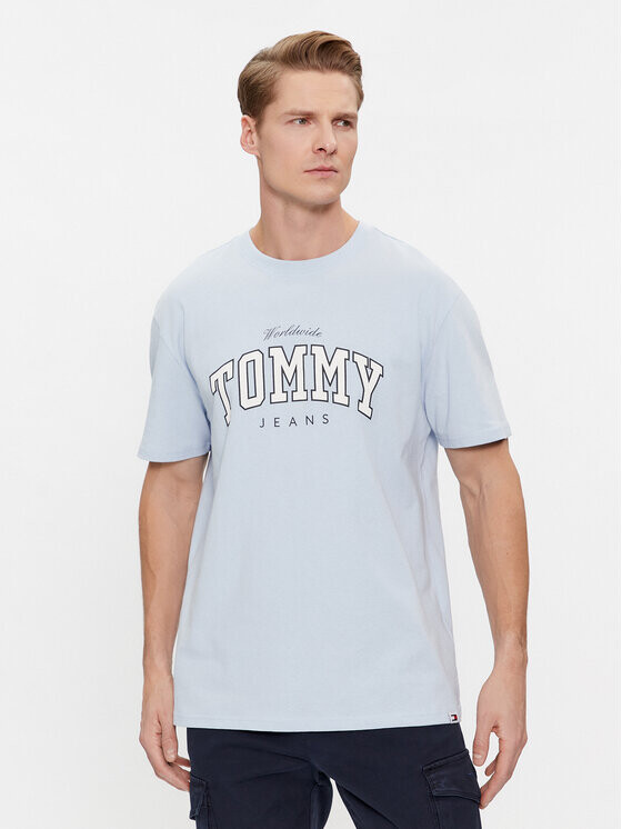 

Футболка стандартного кроя Tommy Jeans, синий