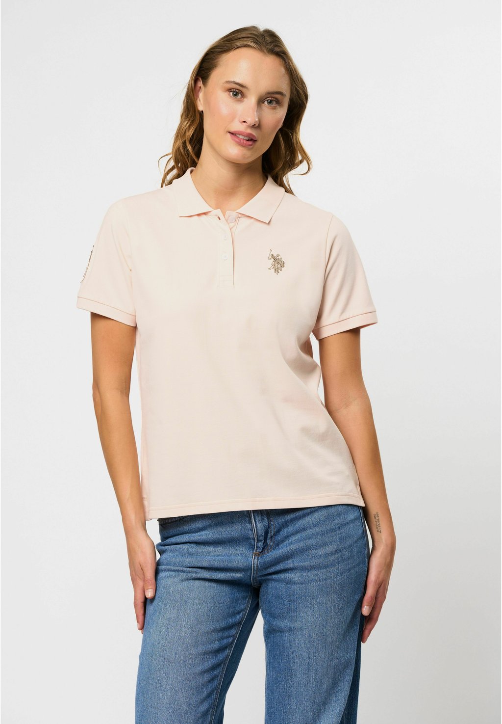 

Рубашка поло HARIET U.S. Polo Assn., розовый