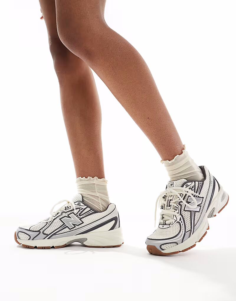 Кроссовки New Balance 740 бежевого и серого цветов - эксклюзивно для ASOS