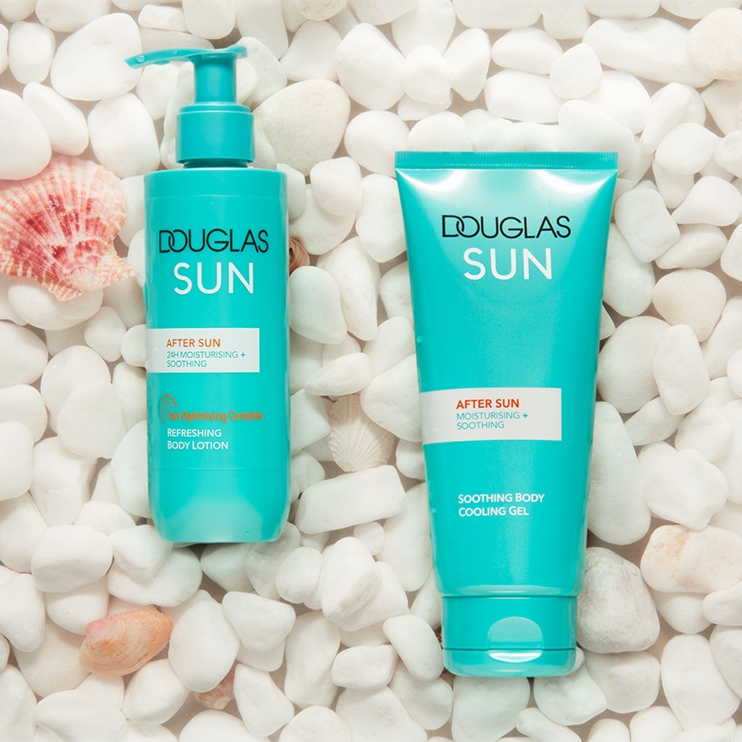 Средство после загара sun after soothing body cooling gel Douglas Collection, объем 200 мл — фото 2