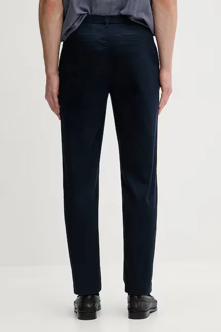 Брюки из хлопка с эластаном Calvin Klein, синий — фото 3