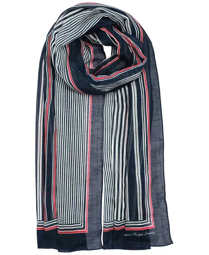 

Шарф Mixed Stripe Wrap Lauren Ralph Lauren, мультиколор