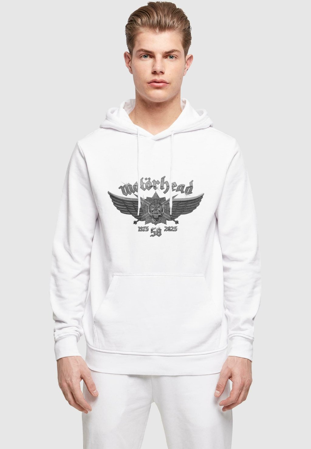 

Толстовка MOTORHEAD - WINGS BADGE - Hoodie Merchcode, белый