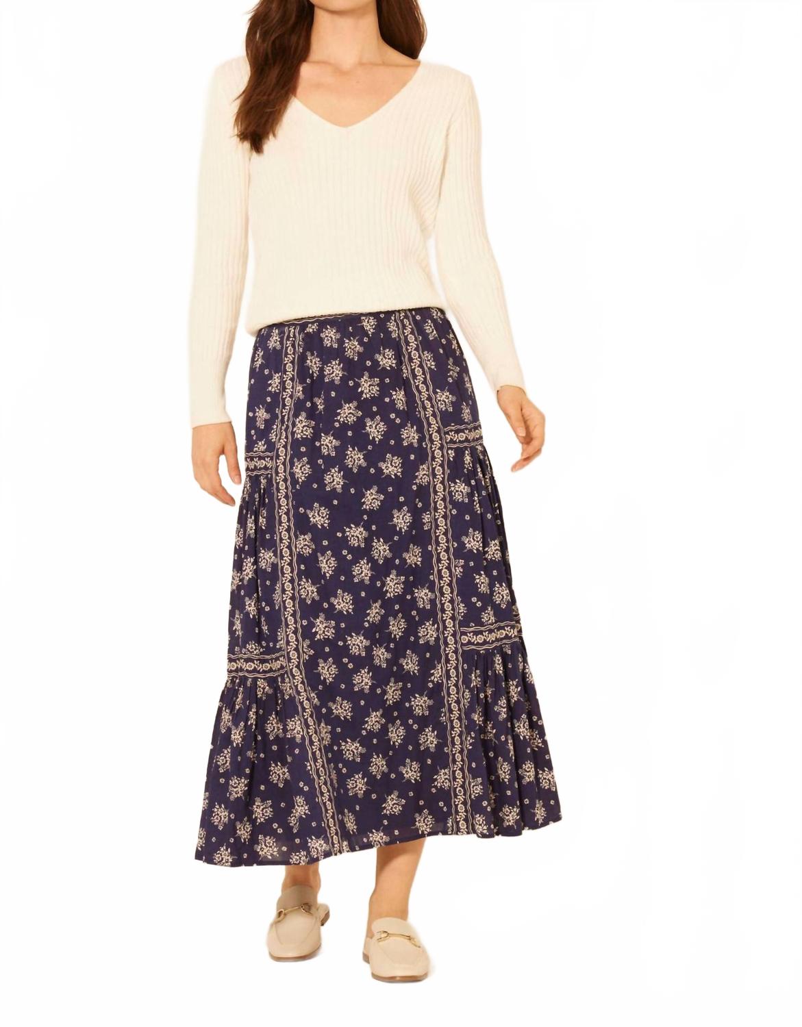 

BILA77 Юбка Valley Crest цвета индиго