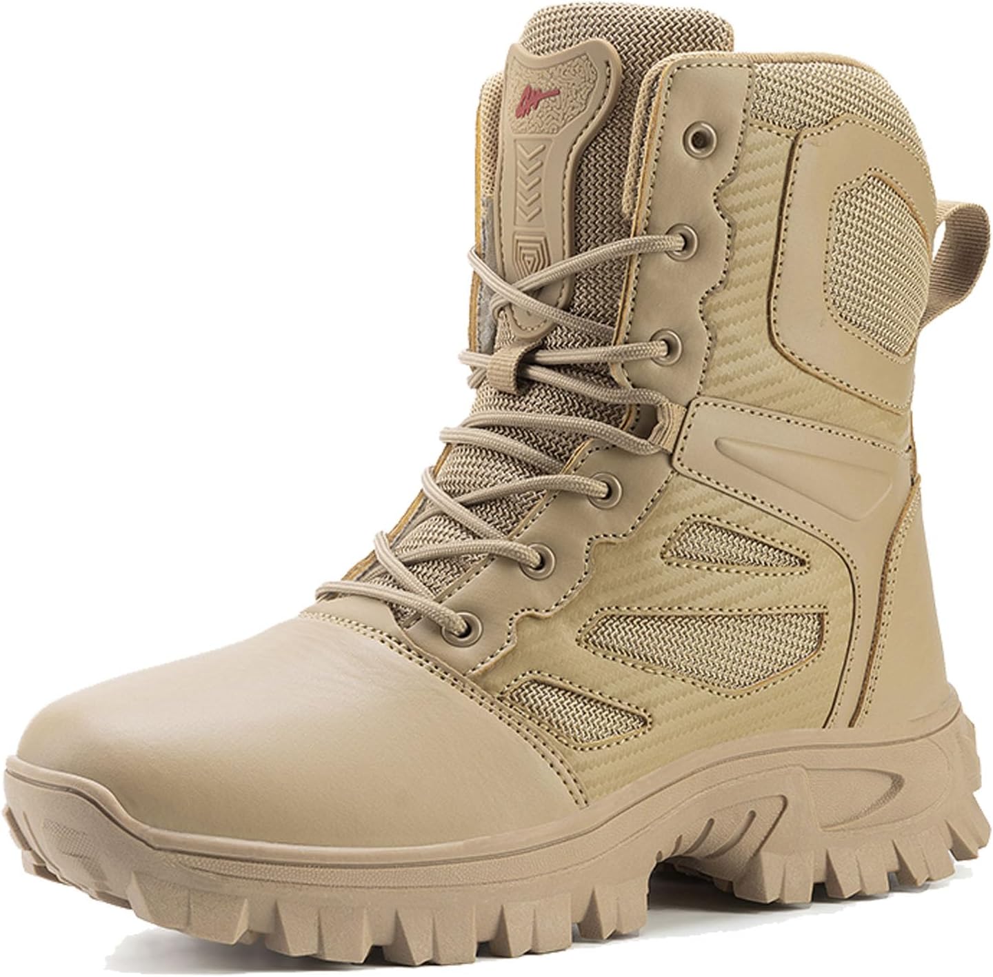 

Тактические рабочие ботинки для мужчин, военные ботинки высотой 20 см, армейские боевые ботинки, ботинки для охоты и активного отдыха Zivopah, Sand