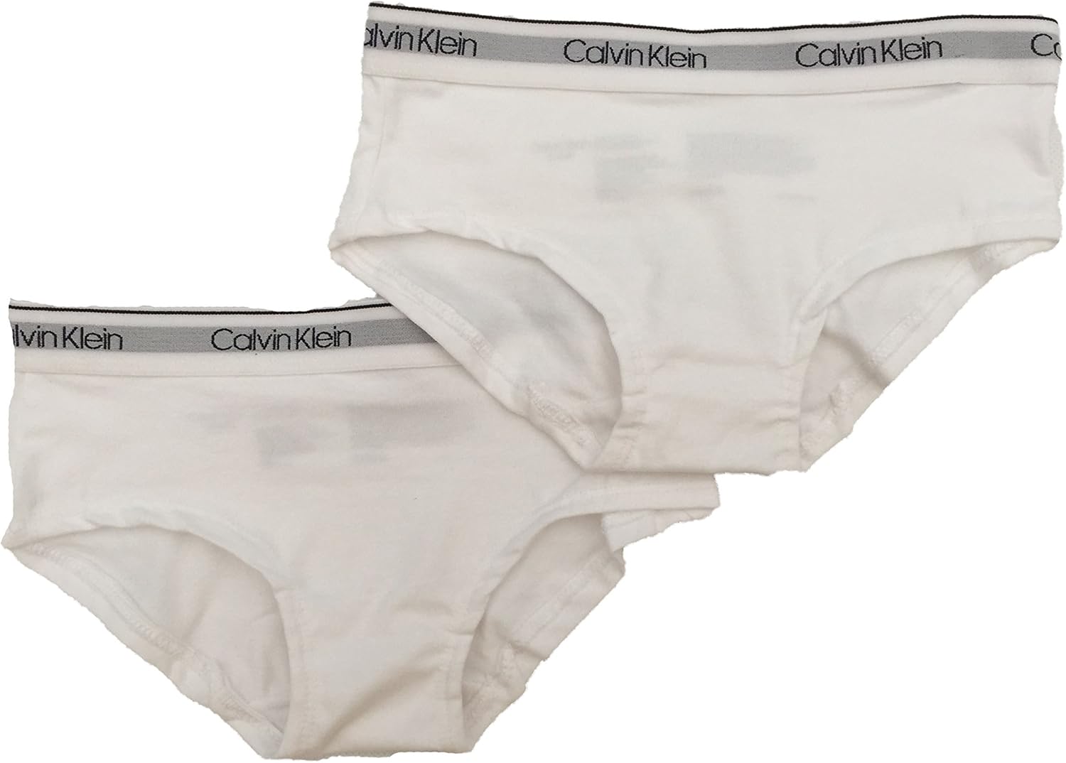 

Комплект из 2 трусиков-хипстеров с логотипом Calvin Klein для девушек, White(Hc7104)/Black/White/Grey