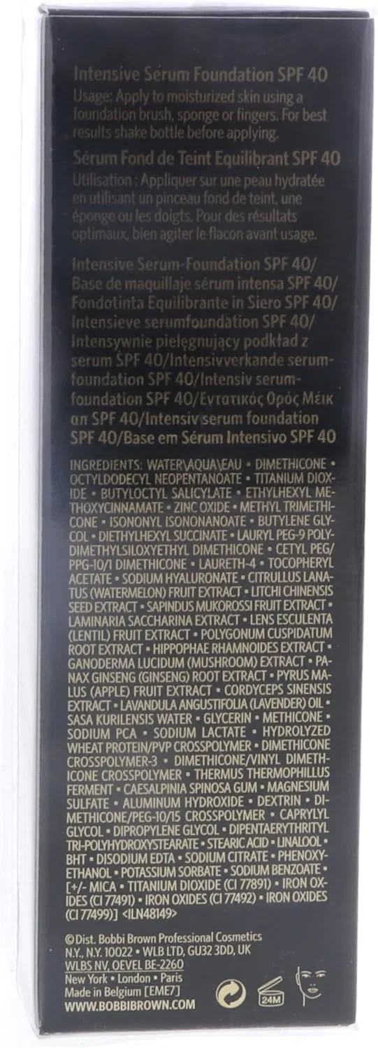 Тональная сыворотка BOBBI BROWN Intensive Skin Serum Foundation SPF 40 PA++++ Оттенок W-046 Warm Beige — фото 2