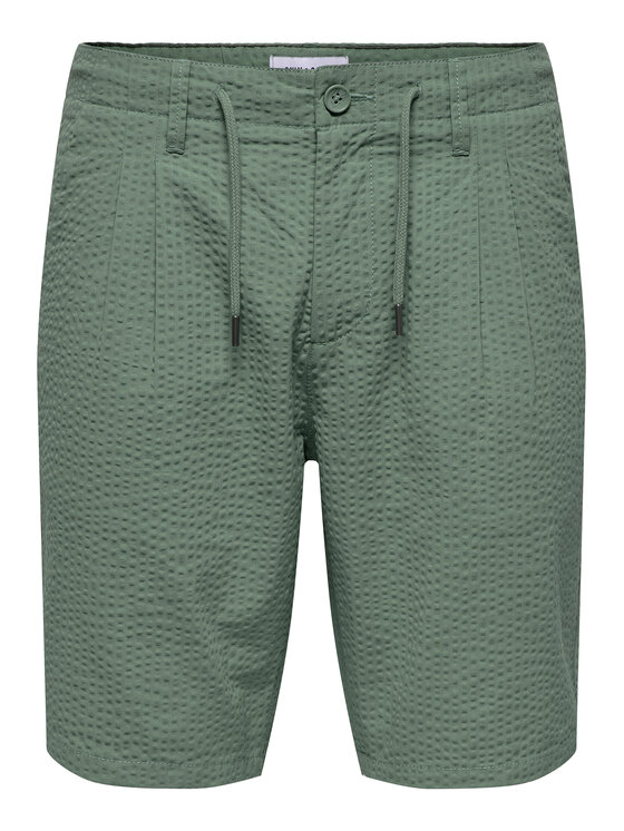 

Шорты из ткани обычного кроя Leo 22028301 Only & Sons, зеленый