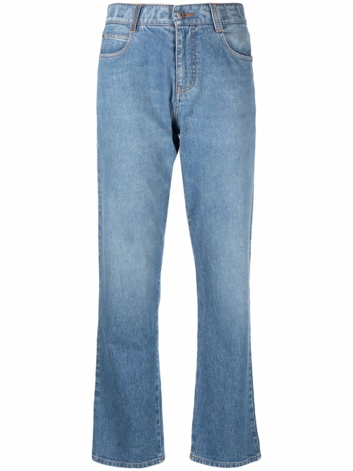 

Stella McCartney узкие джинсы Salt & Pepper с логотипом, синий