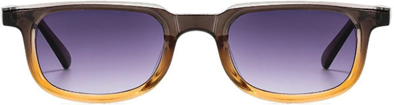 

Солнцезащитные очки Willochra в стиле ретро, ​​узкие, для женщин и мужчин, модные квадратные, стильные дизайнерские овальные солнцезащитные очки с черным градиентом, C6