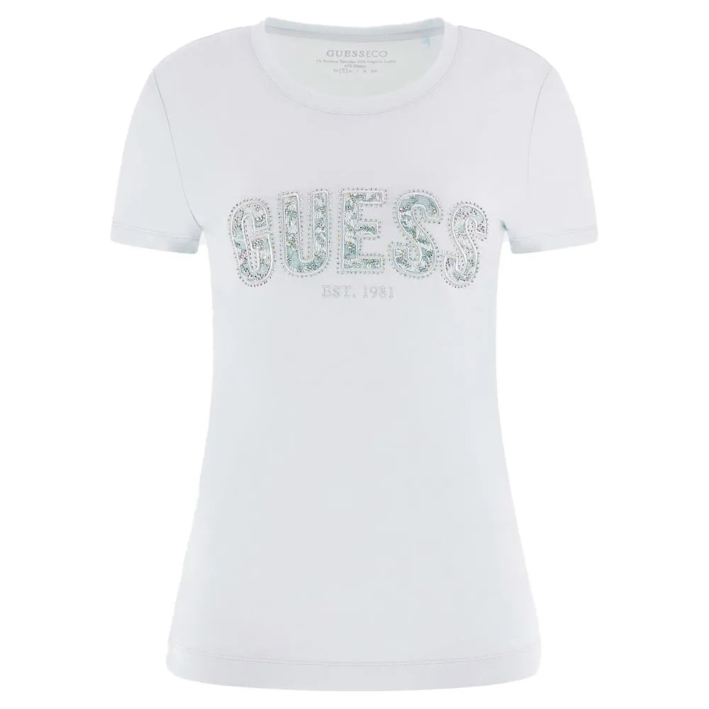 

Футболка с коротким рукавом Guess Cn Logo Lace, белый