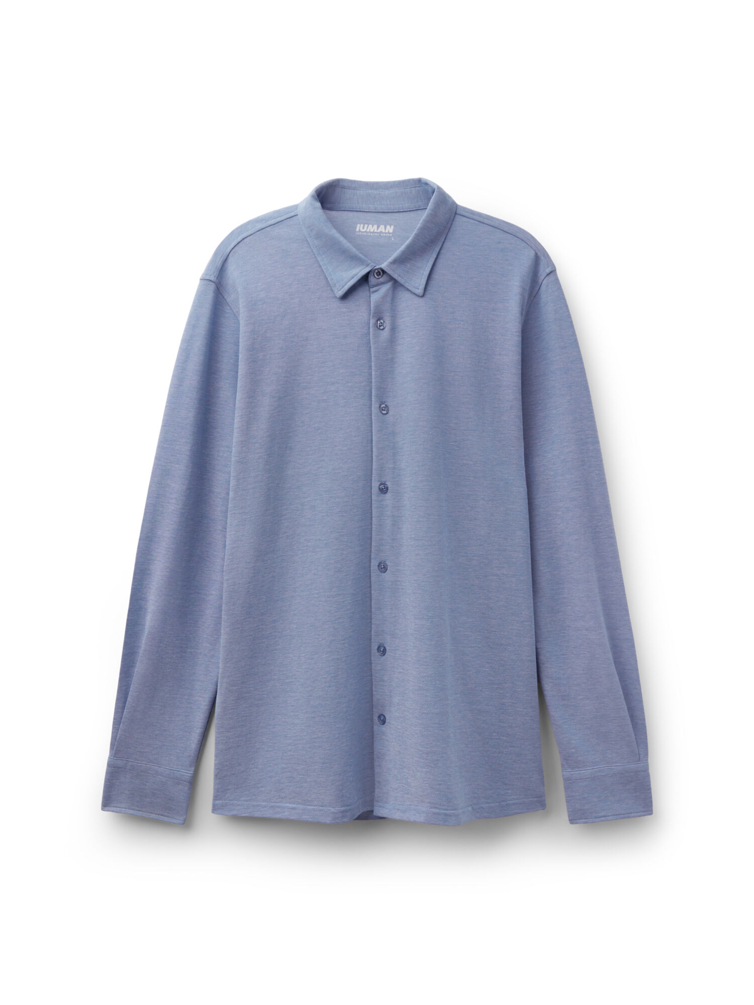 

IUMAN Intimissimi Uomo Рубашка на пуговицах синего цвета Regular fit