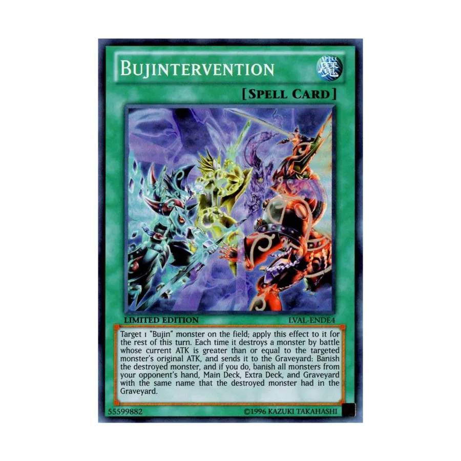 

CCG Буджининтервенция (Супер Редкий), Yu-Gi-Oh - Promo - Deluxe Edition - Singles