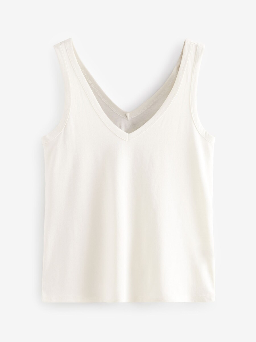 Топ Next 3er-Pack, цвет Khaki/Black/White — фото 3