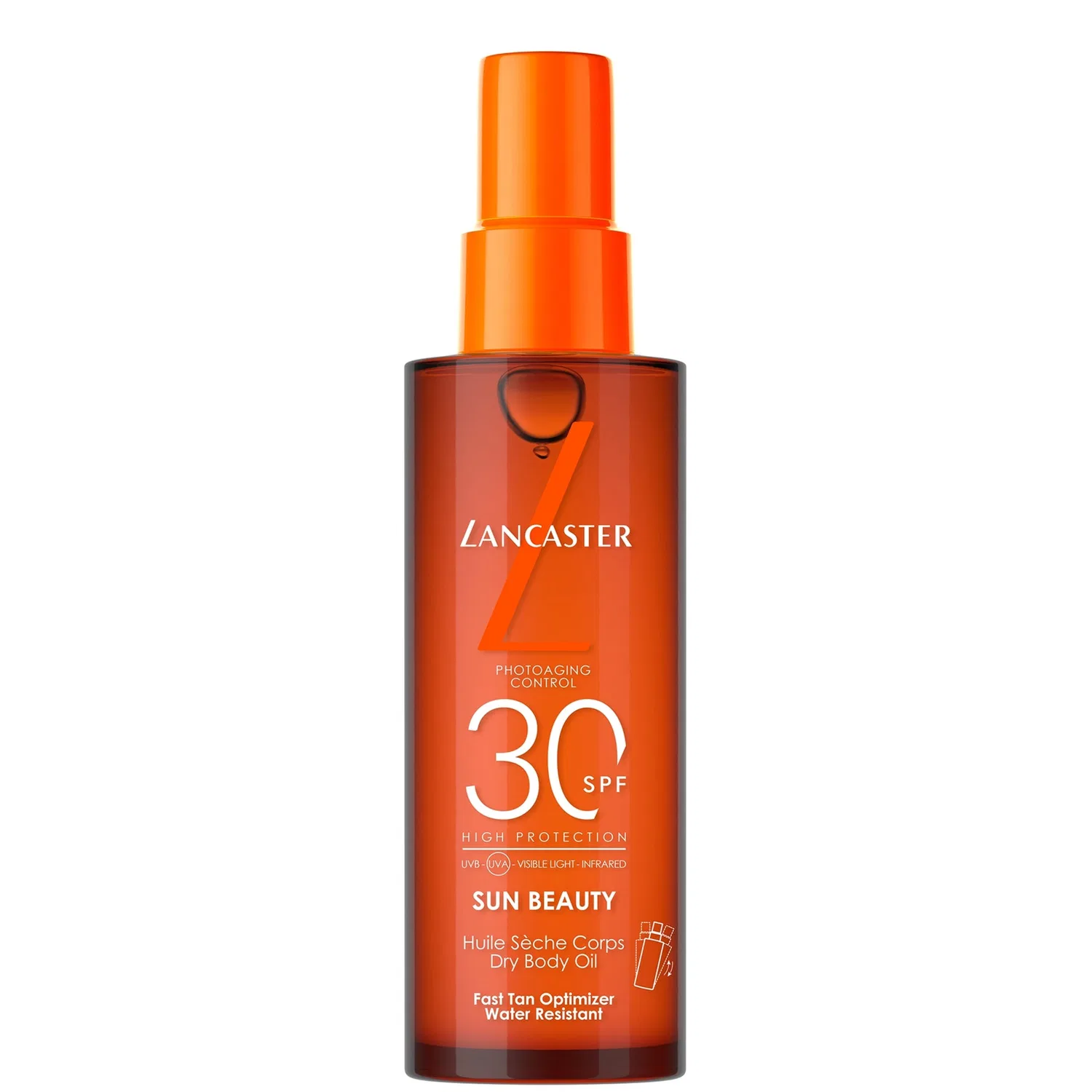 Sun Beauty Satin Dry Oil Fast Tan Optimizer for Body SPF30 150 мл Lancaster