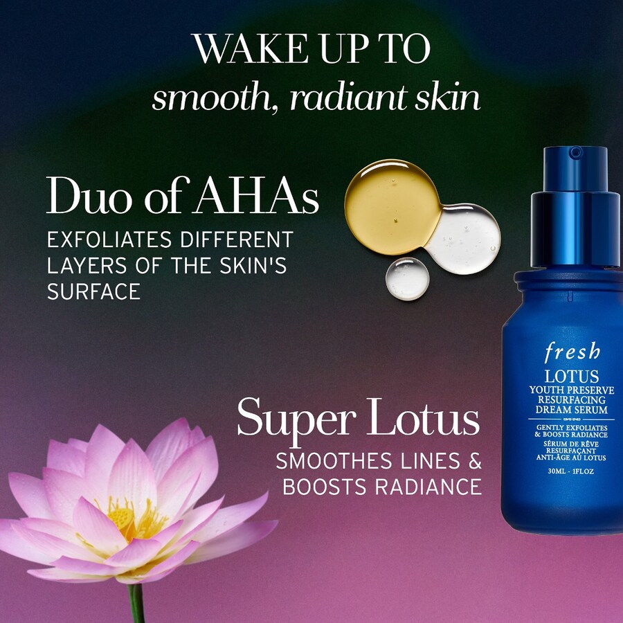 Сыворотка Fresh — Мягкая для обновления кожи Lotus AHA, 30 мл — фото 4