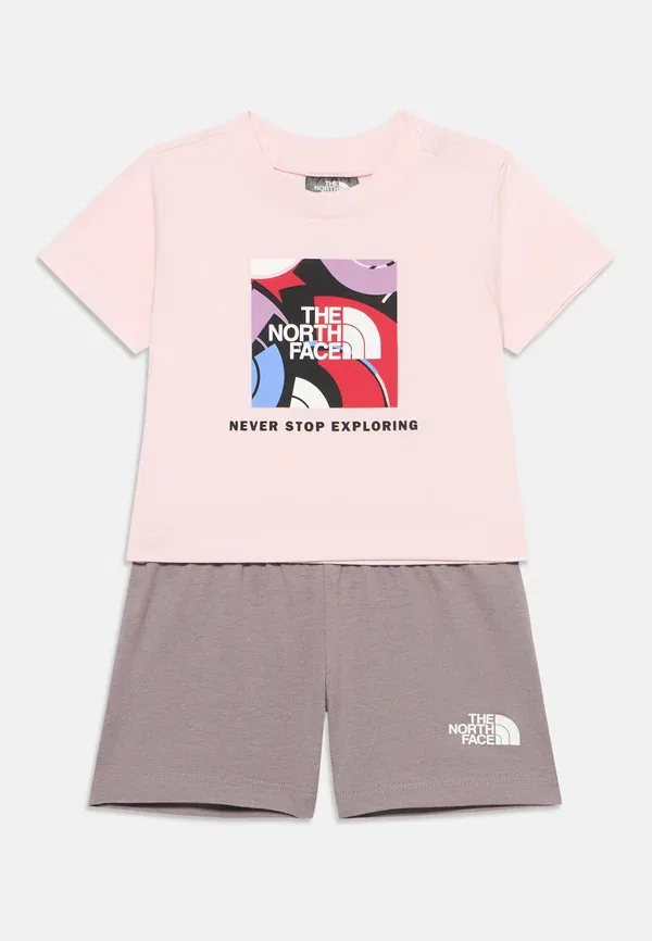 Шорты The North Face Box Play Regular Graphic Set, бледно-розовый/трансцендентный серый — фото 3